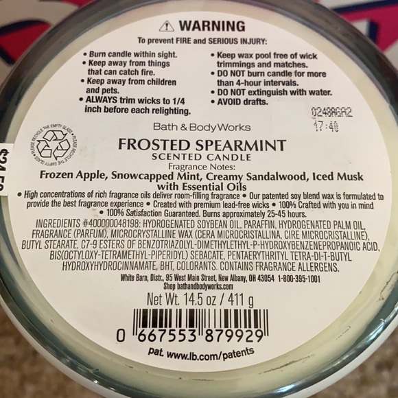 Bath and Body Works candle - Picture 3 of 3